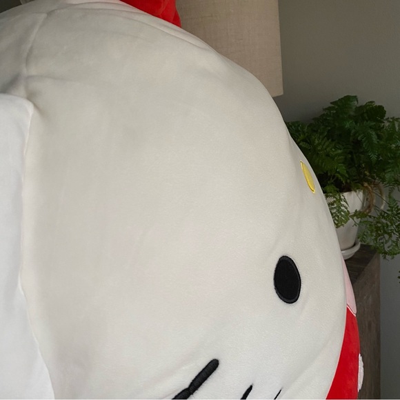 Sanrio x Squishmallows Jumbo Hello Kitty Classic Plush Toy 24” HUGE XL Red Bow - Picture 11 of 13